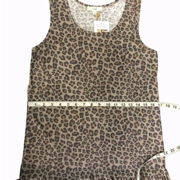 Entro Womens Leopard Print Sleeveless Knit Top - Picture 8 of 12